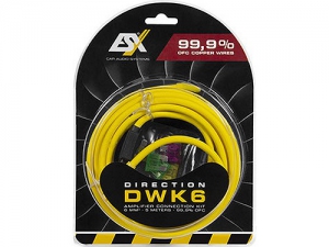 ESX DWK6 6 MM2 VERSTÄRKER-ANSCHLUSS-SET