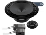 Comp 	2 way System<br>Size 	165 mm (6.5?) Woofer<br>26 mm (1?) Tweeter<br>46,5 x 37,5 x 20,1 mm...