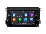 Android Autoradio für VW ab 2003 z.B. Golf 5 mit 4 x 100 W Class-D Verstärker, 7 Zoll Display...