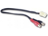 AUX Adapter ALFA ROMEO, LANCIA, FIAT ab 2007 Mini ISO gelb - Cinch