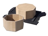 Durchmesser: 55cm<br>Volumen bei 18cm Bauhöhe: 29,29 Liter <br>OctoCase II besteht aus 8...