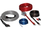 Hochwertiges Verstärker Anschlußkabel Set bestehend aus:<br><br>- 5m Stromkabel 10mm², rot...
