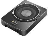 250 mm Aktiv-Subwoofer im Gehäuse<br>Gehäuseprinzip: geschlossen<br>Besonderheiten: sehr flach,...