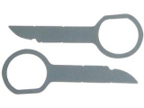 Entriegelungsbuegel<br><br>fuer Autoradios mit waagerechtem Entriegelungsschlitzen.<br><br>VW -...
