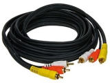 Cinch Kabel Audio / Video 300 cm<br> <br>Audio Video Kabel zur Verbindung von Audio / Video...