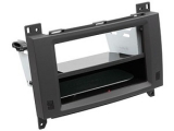 2-DIN Radioblende mit INBAY  Ablagefach Rubber Touch<br>Mercedes<br><br>Viele Autohersteller...