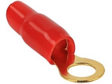 Ringoesen<br><br>16 mm <br>D 12,0 mm<br>d 6,4 mm<br><br>VPE 50 Stueck: 50 rot<br>Ausfuehrung: gold