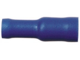 Rundsteckhuelse blau<br><br>Standard-Serie Doppel-Crimp<br><br>PVC Rundsteckhuelse(f)  1,5 mm  -...