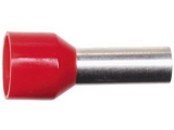 Aderendhuelsen<br><br>10,00 mm <br><br>Farbe: rot<br><br>Inhalt: 100 Stueck