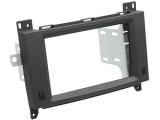 Radioblende 2-DIN  Mercedes Rubber Touch<br><br>acv Premiumqualitaet<br><br>Viele Autohersteller...