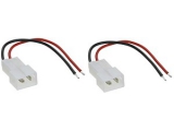 Lautsprecheradapter 2-polig<br><br>Tweeter Fiat / Opel<br><br>Inhalt: 2 Stueck in Blisterverpackung