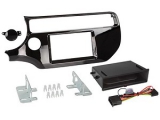 2-DIN Radioblende mit INBAY  Ablagefach<br><br>Kia Rio (UB) Facelift 03/2015- <br>2/3-tuerer /...