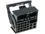 Gehaeuse Quadlock<br><br>16/40 - polig<br>Farbe: schwarz<br>Info: Fuer Junior Timer...