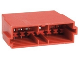 Gehaeuse Citro n/Peugeot<br><br>13 - polig<br><br>Farbe: rot<br>Info: Fuer 2,8 mm...