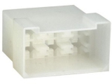 Gehaeuse Fiat<br><br>6 - polig<br><br>Farbe: weiss<br>Info: Fuer 6,3 mm...