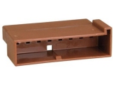 Gehaeuse Ford - Lautsprecher<br><br>8 - polig<br><br>Farbe: braun<br>Info: Fuer 2,8 mm...