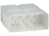 Mitsubishi Gehaeuse<br><br>9 - polig<br><br>Farbe: weiss<br>Info: Fuer 2,8 mm...
