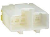 Gehaeuse Nissan<br><br>10 - polig<br><br>Farbe: weiss-gelb<br>Info: Fuer Nissan...