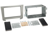 2-DIN Radioblende<br><br>SsangYong Rexton 2013 - 2017<br><br>Farbe: silber<br>Viele Autohersteller...