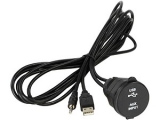 USB /AUX Einbaubuchse universal<br> <br>Mit  USB, HDMI und AUX Einbaubuchsen und...