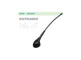 Calearo UKW Gummiantenne für stirnseitiige Montage<br><br>AM/FM DAB fähige Antenne mit flexiblem...