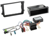 Radioblende 2-DIN mit Fach und Radioanschlusskit CAN Bus<br>Seat / Skoda / VW<br><br>Viele...