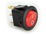 Schalter EIN/AUS rot <br> <br>Typ: AUS-EIN<br>Wippe: rot Aufdruck I/O<br> <br>Anschluss:...