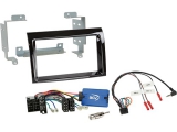 Radioblende 2-DIN  mit Radioanschlusskit<br>Lenkradfernbedienung Citroen / Fiat / Opel /...