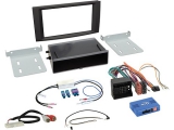 Radioblende 2-DIN mit Fach  und Radioanschlusskit<br>Lenkradfernbedienung VW<br><br>acv...