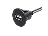 AMPIRE XUB060 USB-EINBAUBUCHSE MIT 60CM KABEL