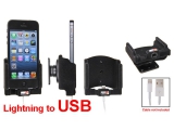 Dieses USB Kabel verbindet iPhone, iPad oder iPod<br>über den Lightning Connector<br>mit dem USB...