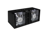 2 x 30 cm (12) Dual-Bandpass-System<br>1000 W/RMS, 2000 W/MAX, 4+4 O<br>Verspiegelte...